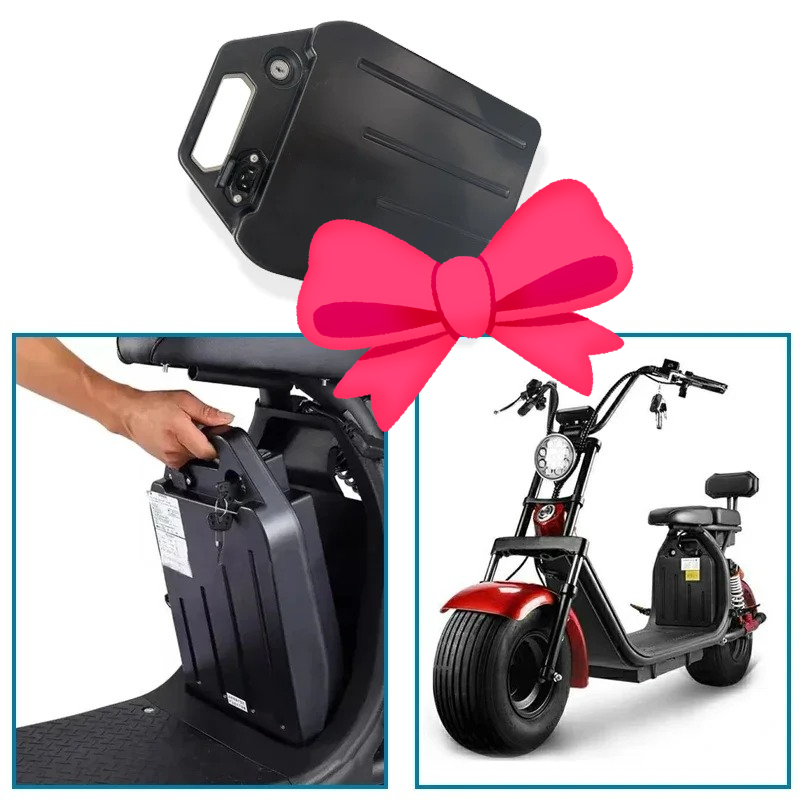 60V 30Ah Electric Scooter Battery - Li-Ionen-Akku 2000W für Harley zweirädriges faltbares