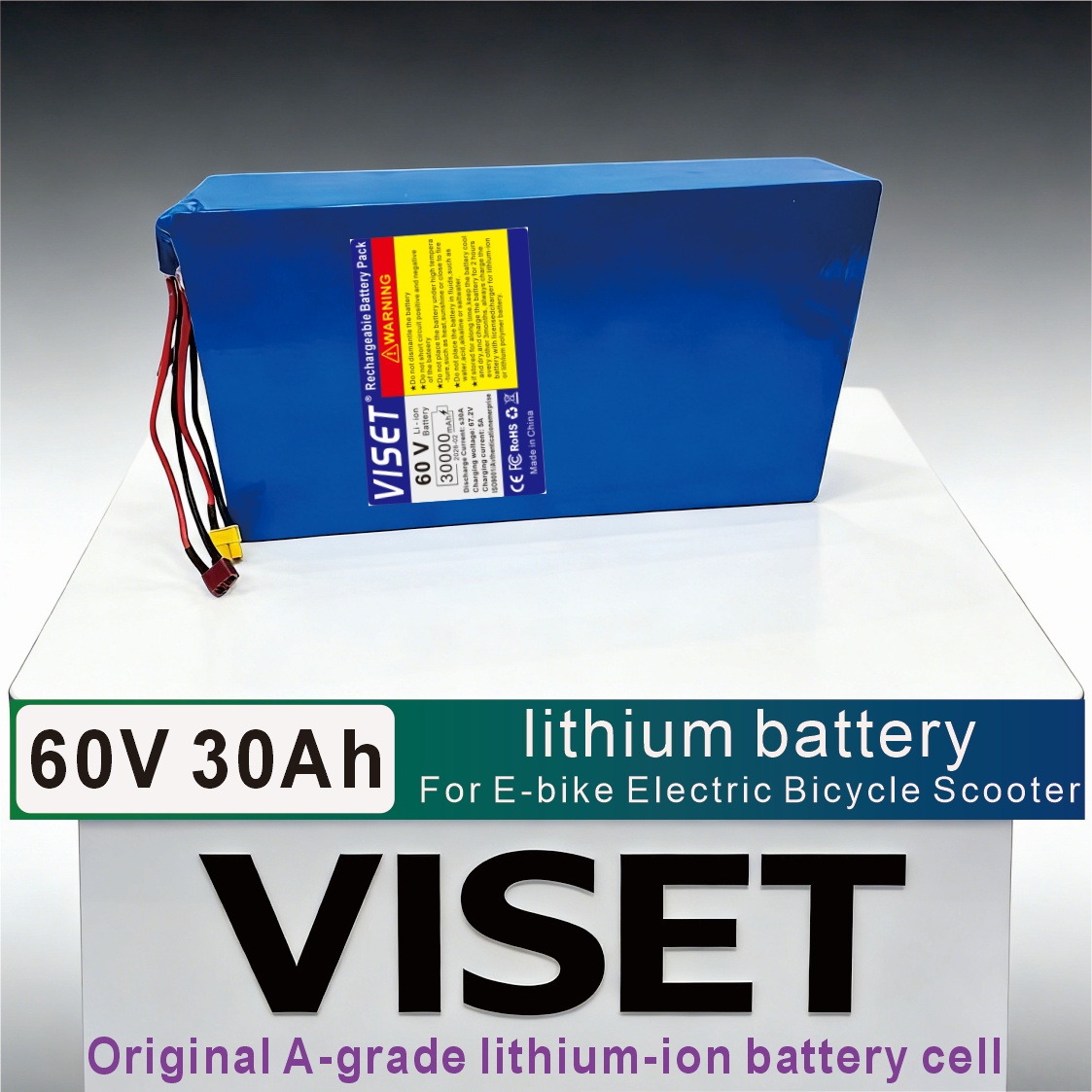 VISET 60V 30AH Fahrrad- und Mo – 60V 30Ah Electric Scooter Battery Bewertung und Preis