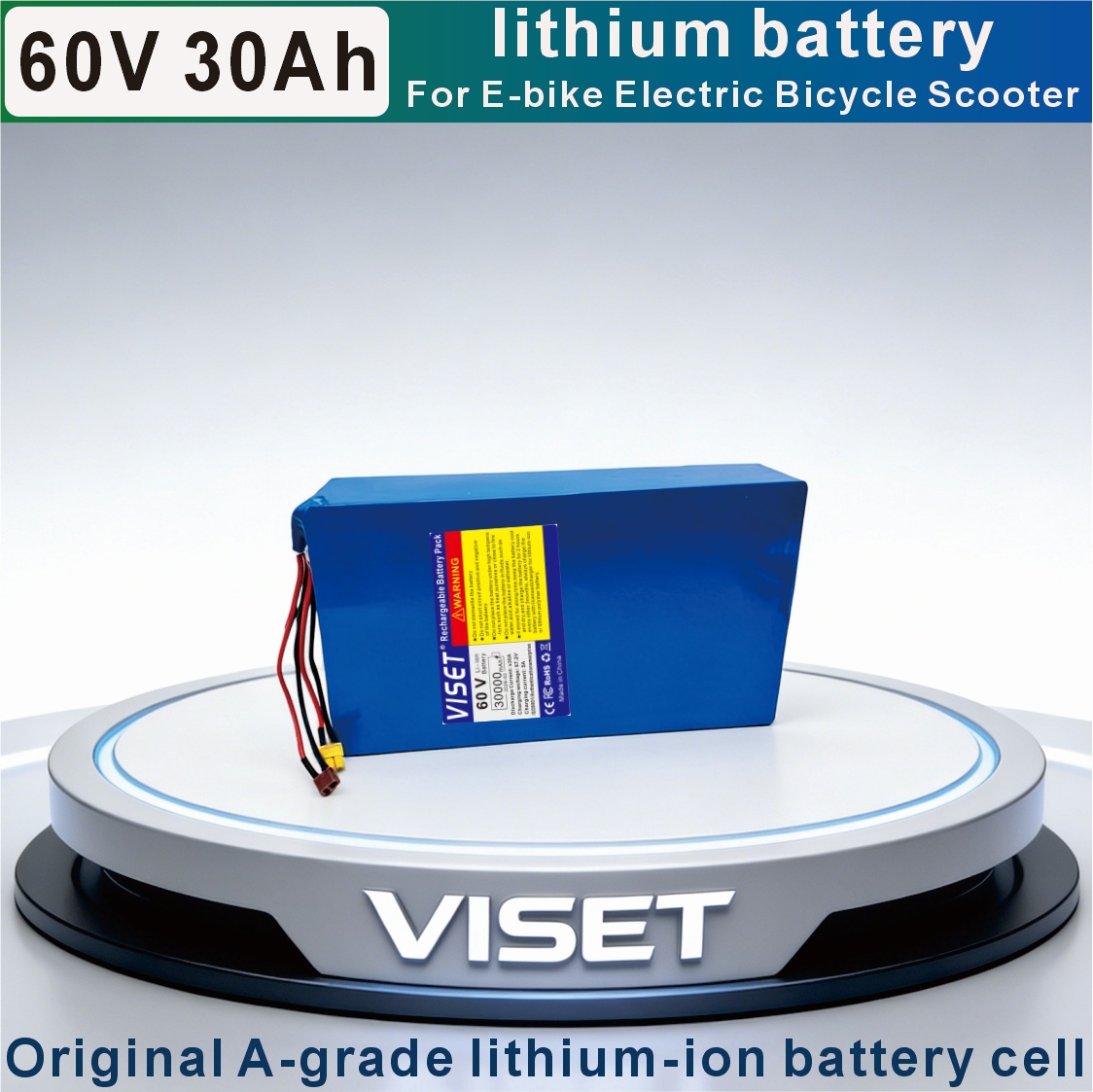 VISET 60V 30AH Fahrrad- und Mo – 60V 30Ah Electric Scooter Battery Bewertung und Preis